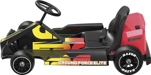 Razor Ground Force Elite - Electric Go-Kart for Ages 13+, Up to 14 MPH, Up to 40 Minutes of Continuous Use, 350-watt Hub-Driven Motor, Forward/Reverse Drive Switch, 36V Rechargeable Battery