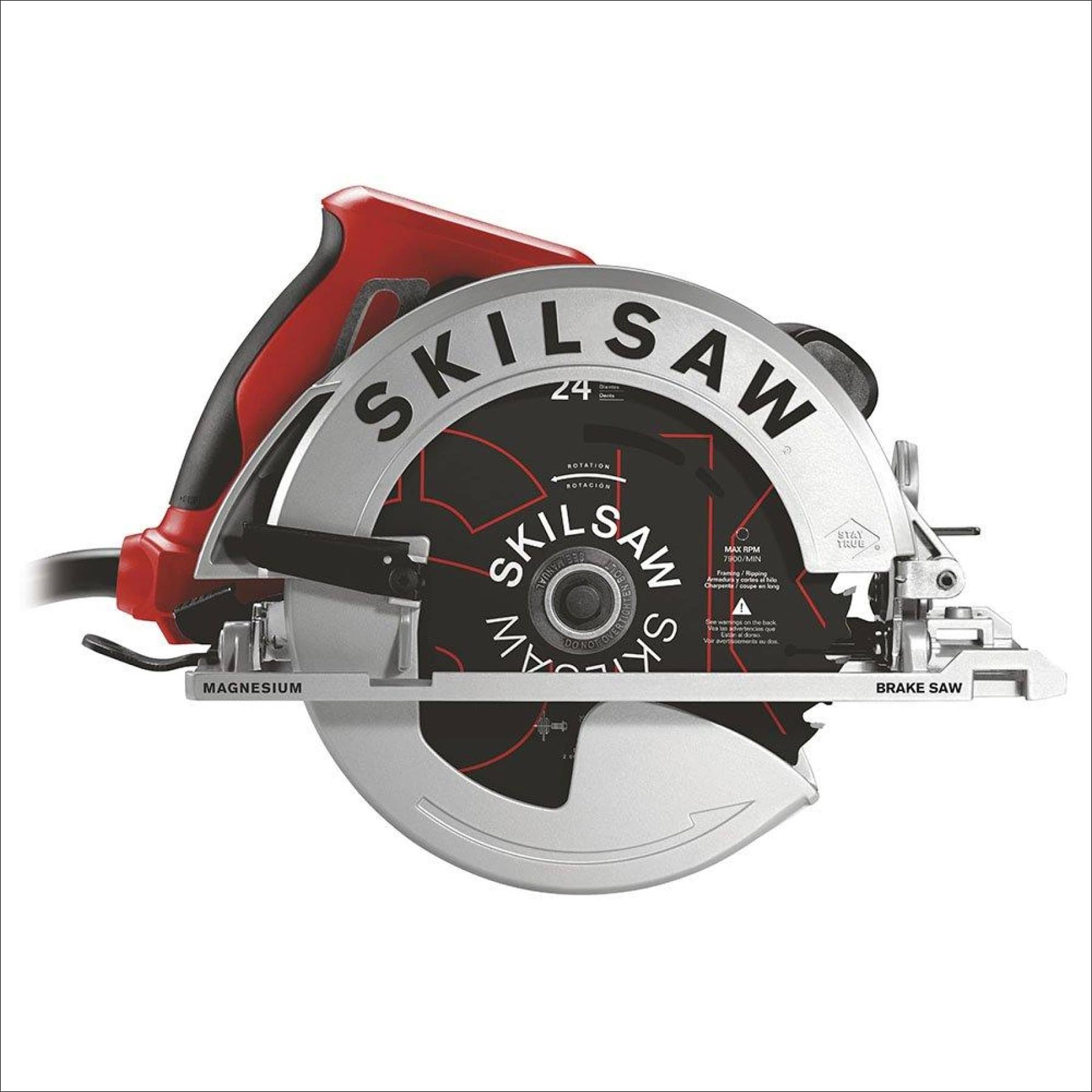 Skilsaw SPT67WMB-01 7-1/4x22 Magnesium Sidewinder Circular Saw with Brake