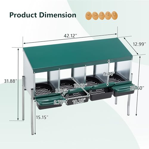 3-Tier Large Wooden Chicken Coop for 8-10 Chickens,Outdoor Walk-in Chicken Coop House with Run&Nesting Boxes,Hen House Poultry Pet Habitat Hutch Cage W/Pull Out Trays&Wire Fencing(95"×80"×83")