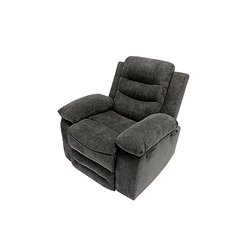 AC Pacific Hank Contemporary Power Recliner Adults, Lift Chair for Up to 661 Lbs Weight Capacity, Includes Quiet Rail System for Smooth Transitions and Versatile Comfort, Gray