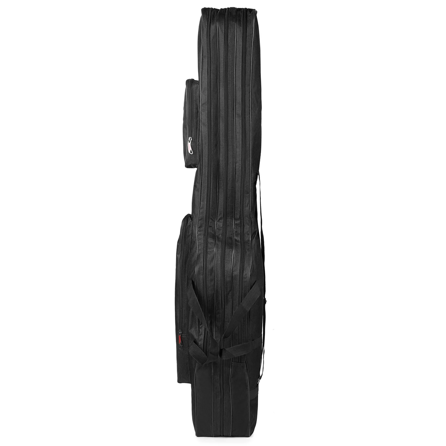 3 Layers Fishing Pole Bag Portable Folding Rod Carry Case Fishing Reel Tackle Storage Bag Case
