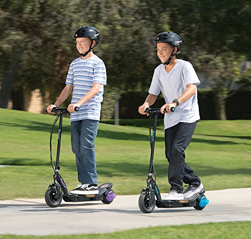 Razor Power Core E100 Electric Scooter - 100w Hub Motor, 8" Air-Filled Tire, Up to 11 mph and 60 min Ride Time, for Kids Ages 8 and Up