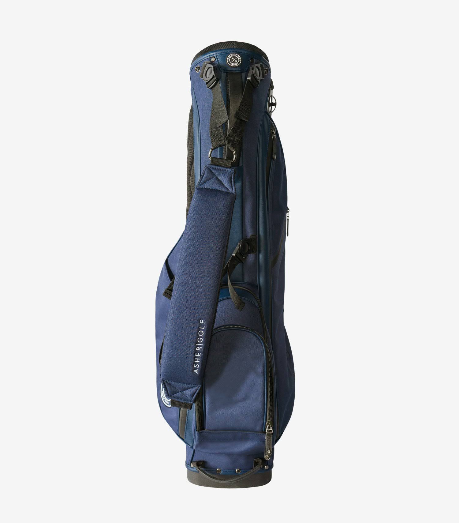 Asher Golf Sunday Carry Golf Bag - Navy