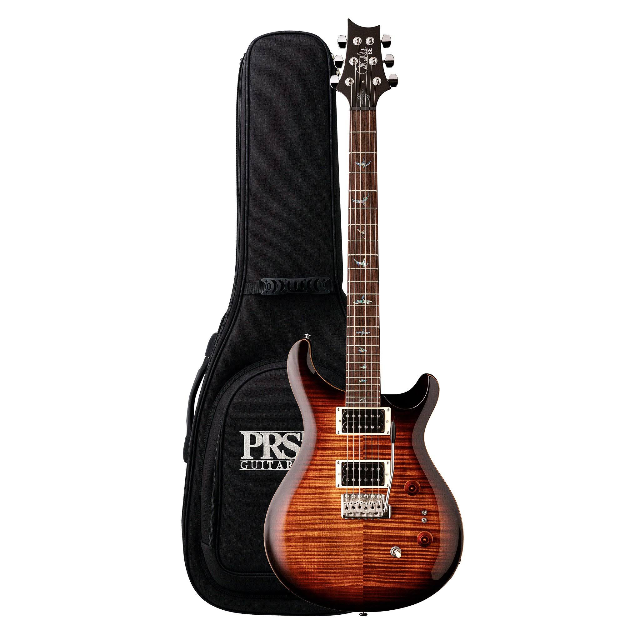 PRS SE Custom 24 35th Anniversary - Black Gold Burst