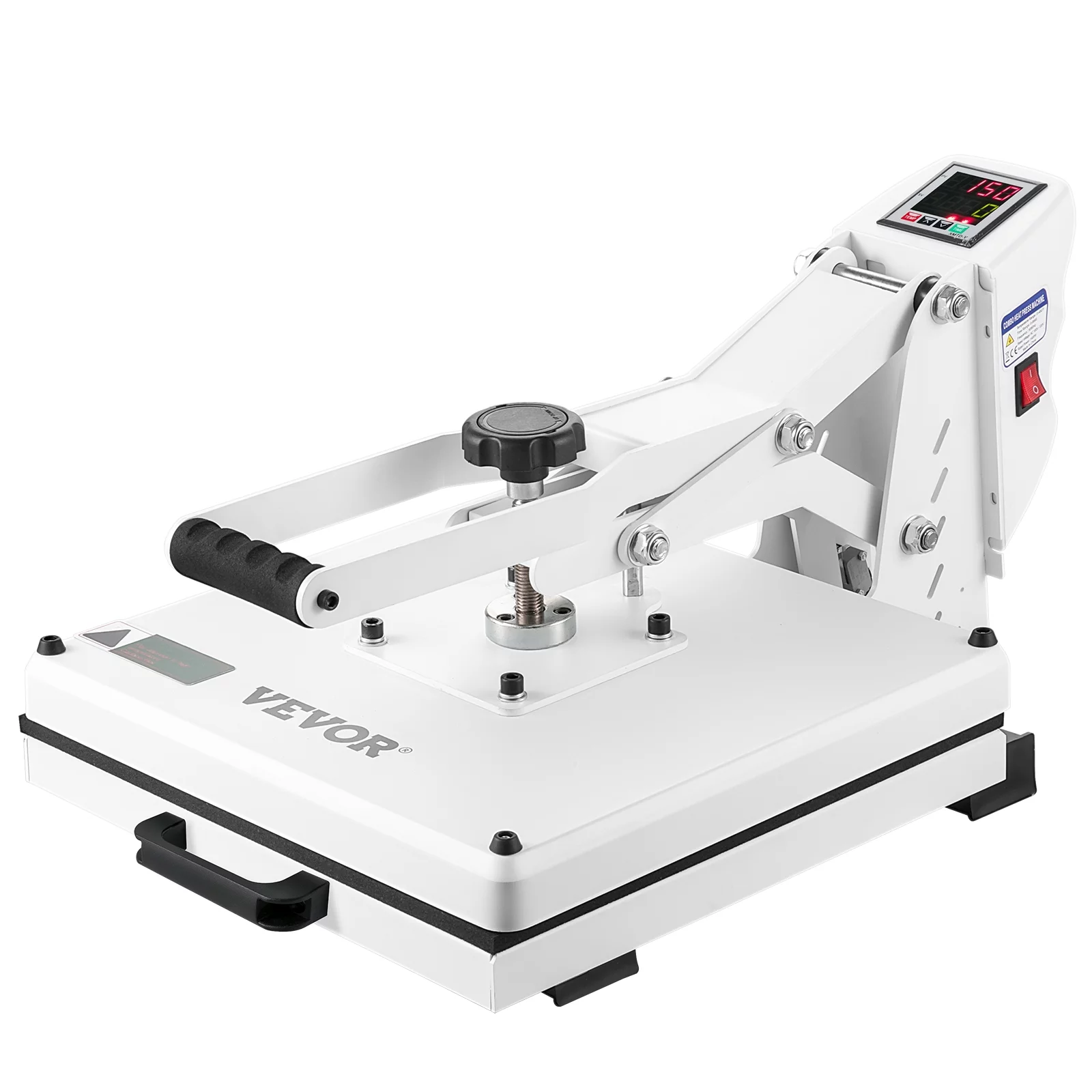 VEVOR  Heat Press Machine, 15"x15" Swing Away T Shirt Pressing Machine Multifunction, High Pressure Heat Press Machine, Power Digital Industrial Sublimation Printer for Heat Transfer Viny
