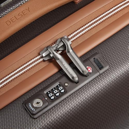 DELSEY PARIS Chatelet Air 2.0 Hardside Luggage with Spinner Wheels, Angora, Checked-Large 28 Inch