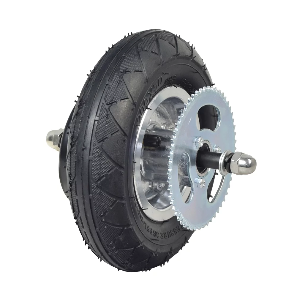 AlveyTech 200x50 Rear Wheel Assembly for Chain Drive Razor E200 (Versions 36+) - Curated Treasures Market