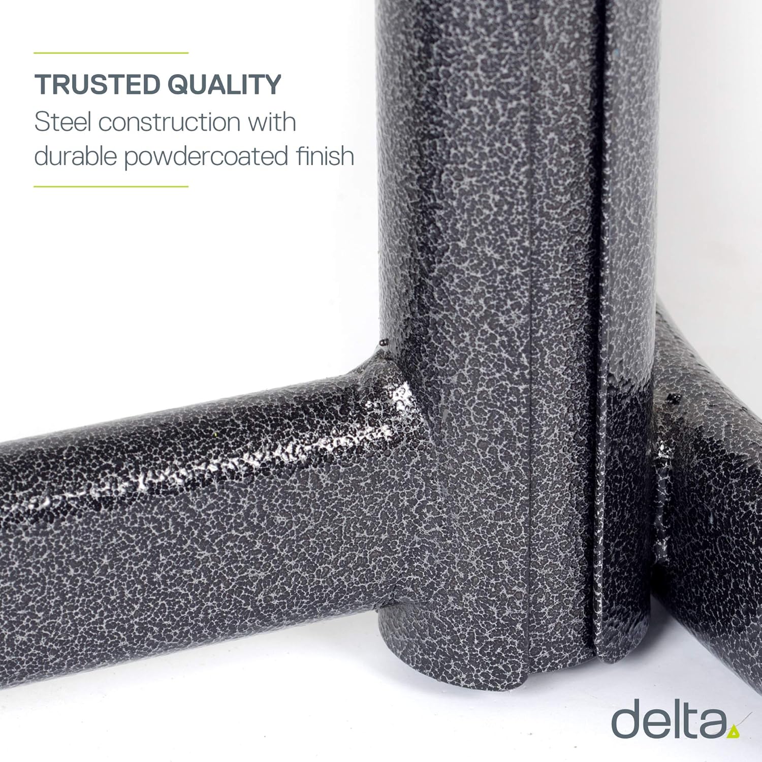 Delta Cycle Canaletto Bike Rack Garage - 4 Bike Storage Rack - No Drilling Required - Fully Adjustable Vertical Bike Rack for Any Style Bicycle - Freestanding Wall Bike Rack Holds Up to 160 lbs