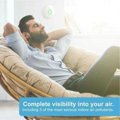 Airthings Wave Radon Battery Operated Smart Radon Detector - Shop Hardware Tools Online Store
