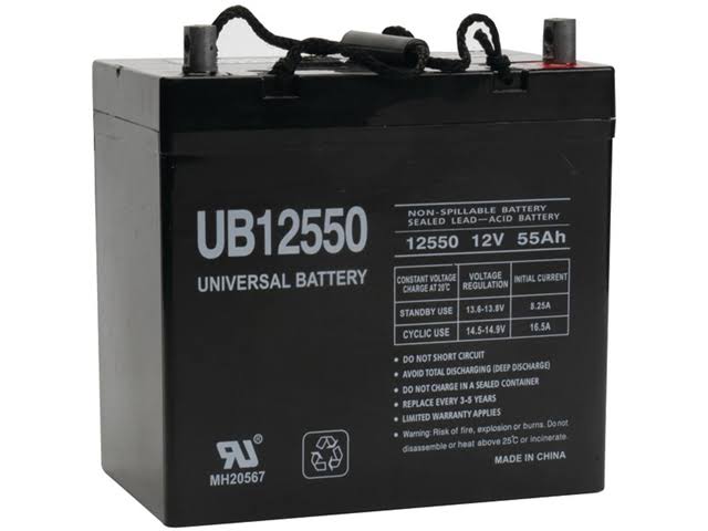 Upg 45825 UB12550 - Group 22NF Sealed Lead Acid Battery
