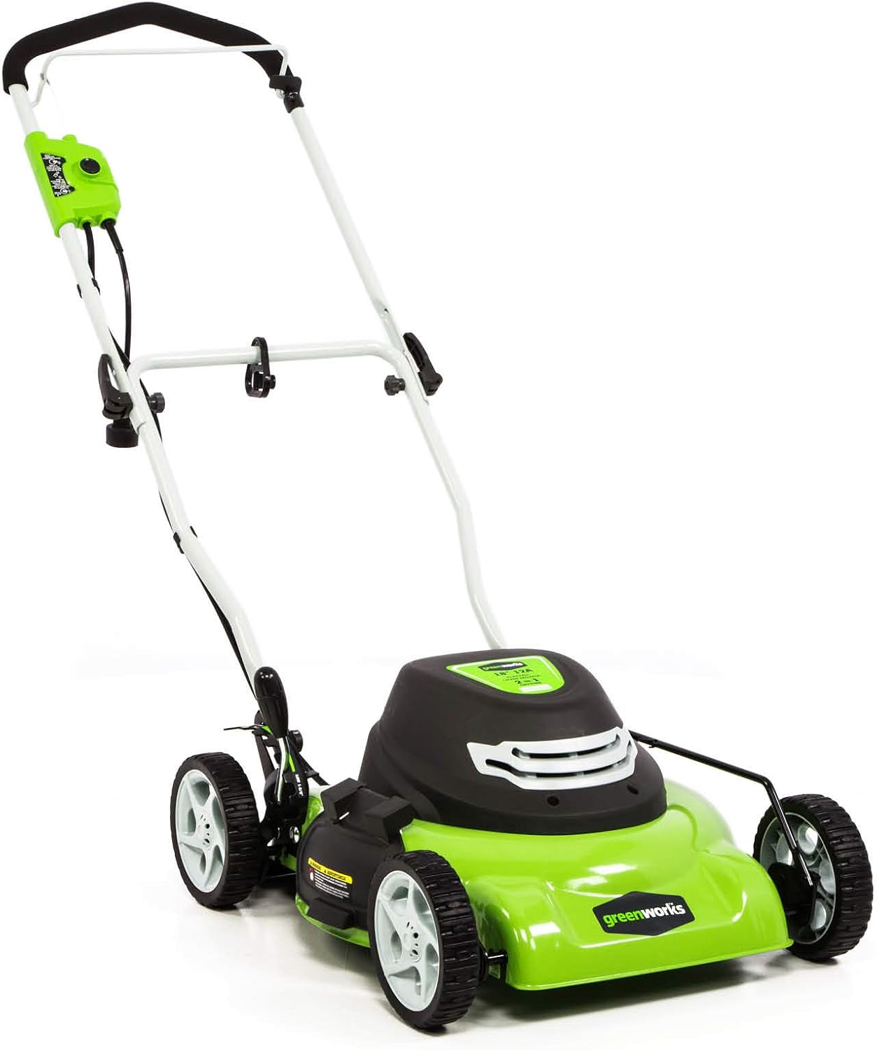Greenworks 2 x 24V (48V) 17" Cordless Lawn Mower, (2) 4.0Ah USB Batteries (USB Hub) and Dual Port Rapid Charger Included