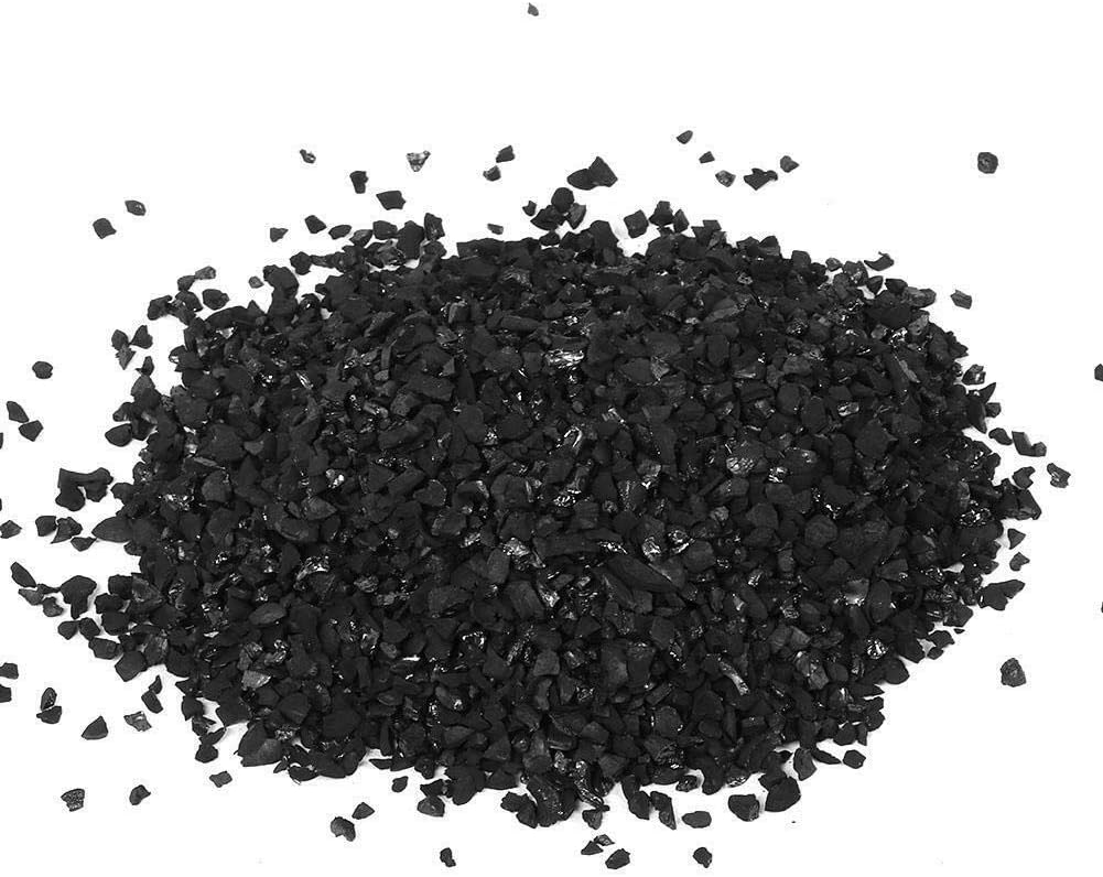 40 LB Premium Granulated Activated Carbon Charcoal for Aquarium Fish Tank Fish Pond Reef Filter Bulk Filter Media in 40 Free Filter Media Bags - Perfect for eliminating cat Litter Smell