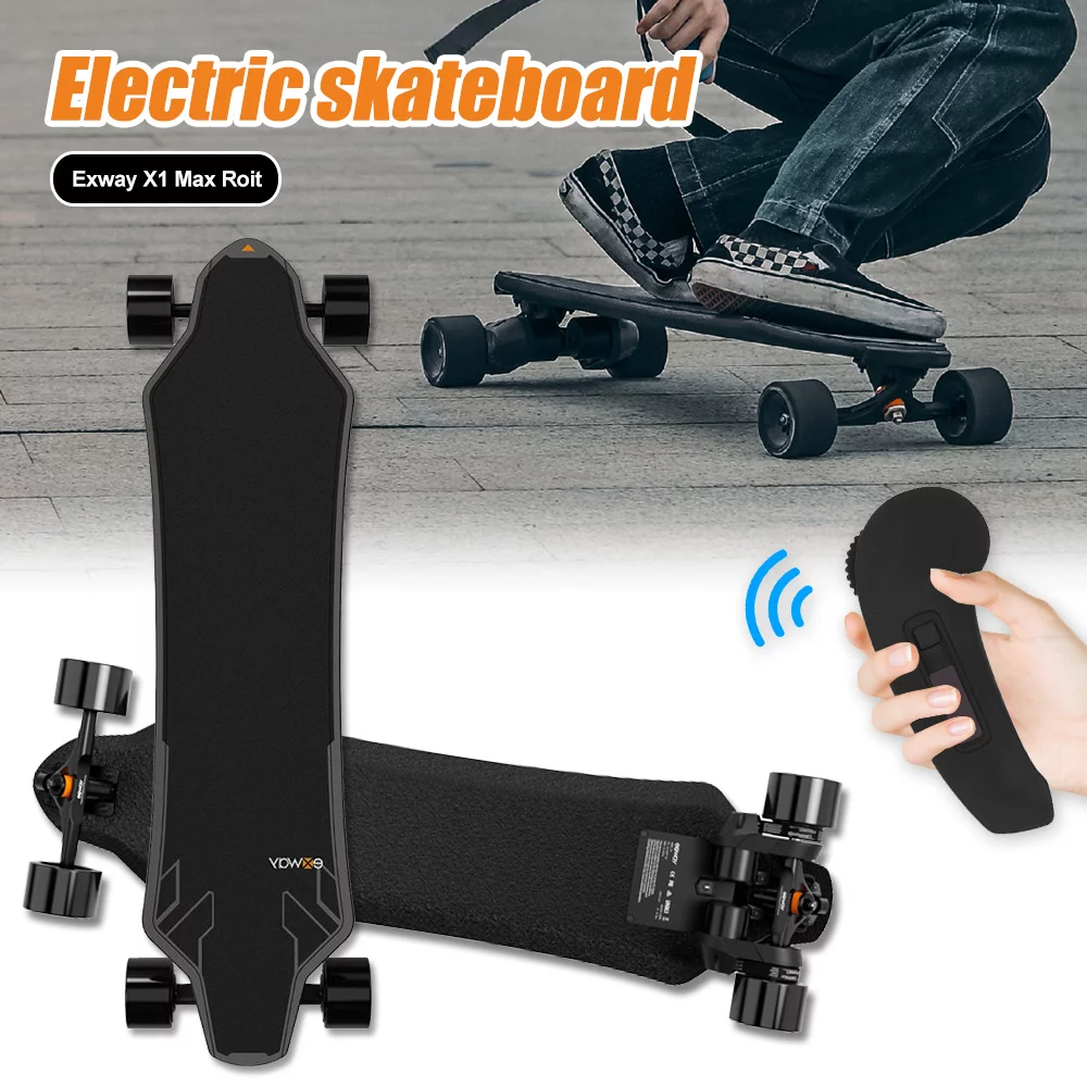 Electric Skateboard with Remote Control, 655W Motor E-Skateboard, 45 KM/H Top Speed Electric Longboard with Frog Light, 30KM Range,for Youth, Adults - Curated Treasures Market