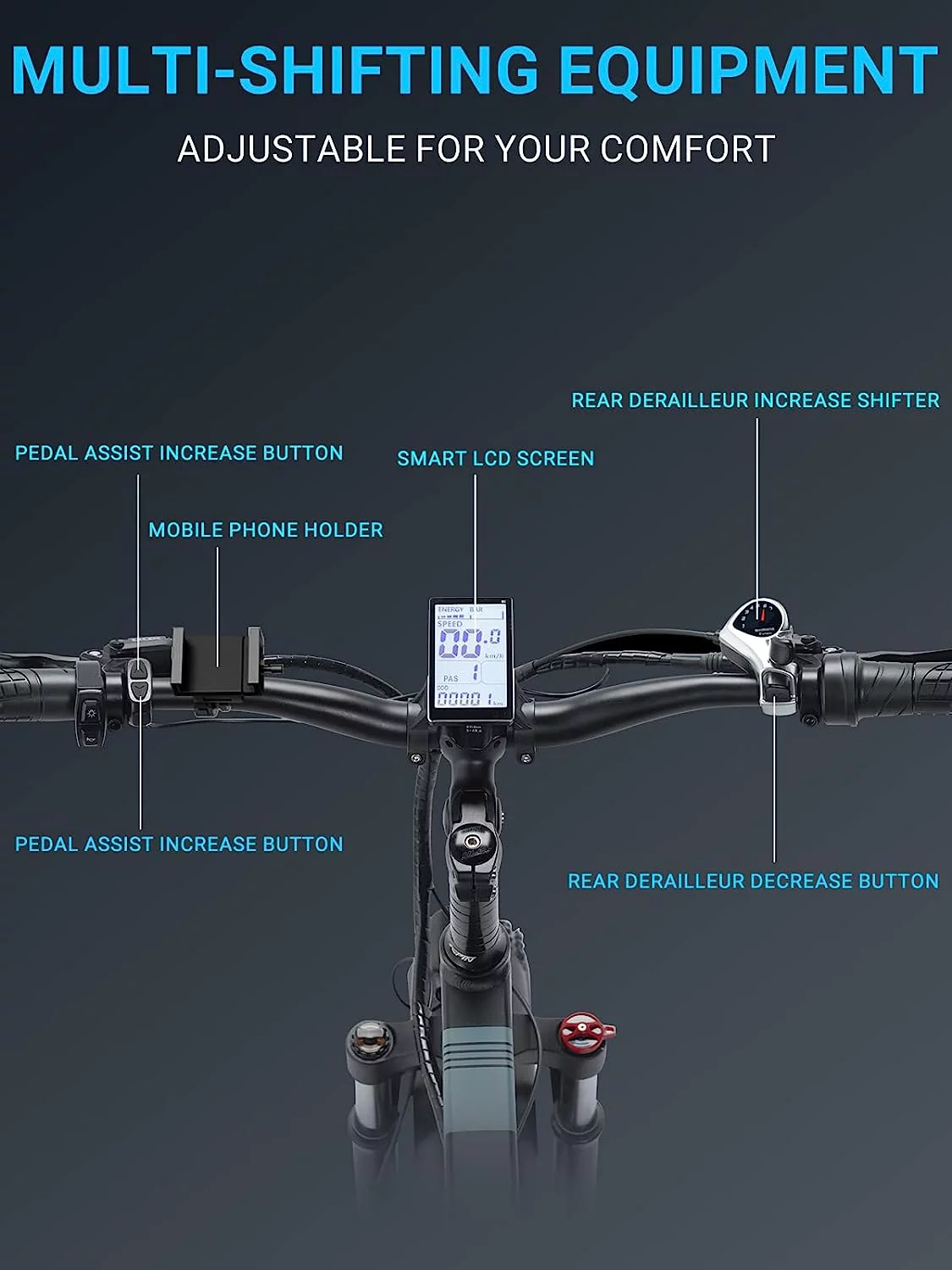 Folding Ebikes for Adults Ridstar, 750W Motor 48V 14AH Removable Battery 20" x 4.0 Fat Tire Shimano 7-Speed 19.8MPH Electric Bike