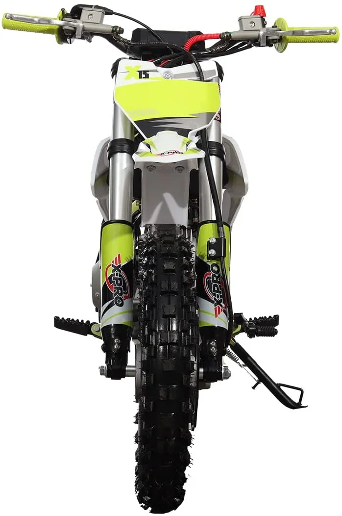 X-Pro Brand New 110cc Dirt Bike, Semi-Automatic Transmission Kick Start Chain Drive 12"/10" Wheels - Curated Treasures Market