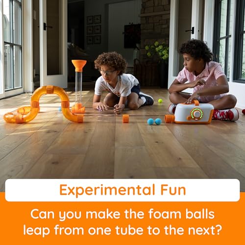 Fat Brain Toys Air Toobz, Air-Powered STEM Building Toys for Kids & Teens, Kids Building Toys, STEM Toys for 3+ Year Old