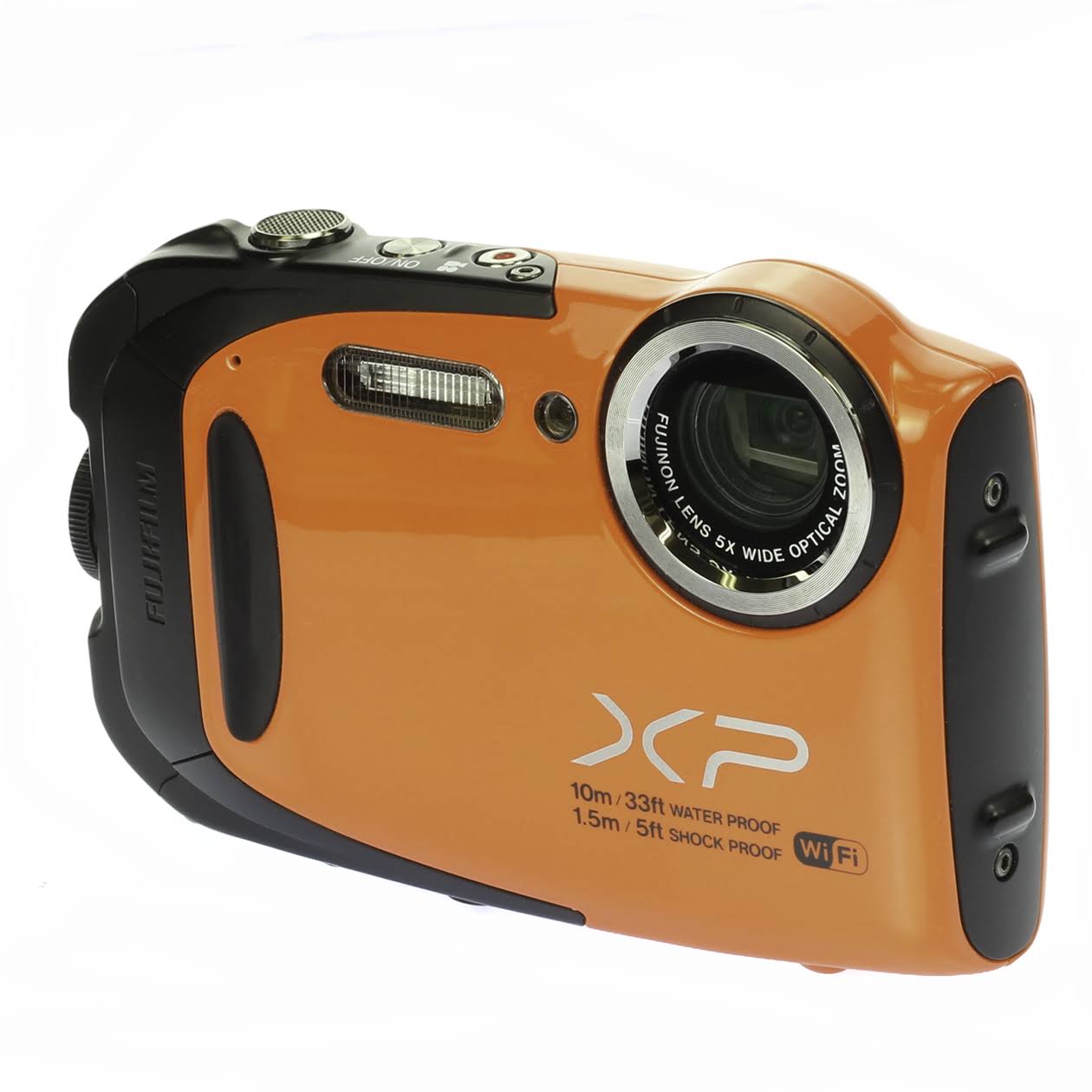 Fujifilm FinePix XP70 16.4 MP Compact Digital Camera - Orange