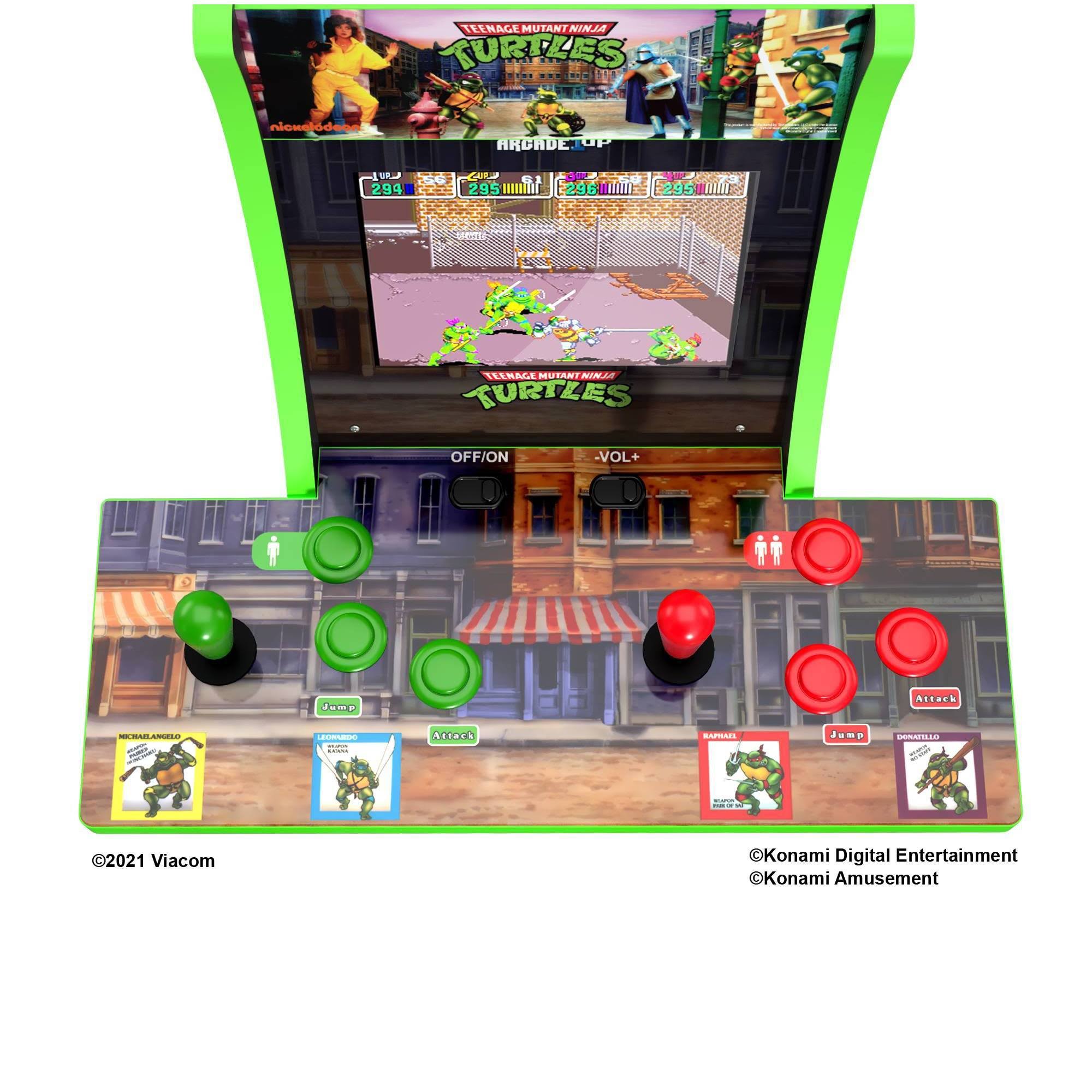 Arcade1Up Teenage Mutant Ninja Turtles 2 Player Countercade