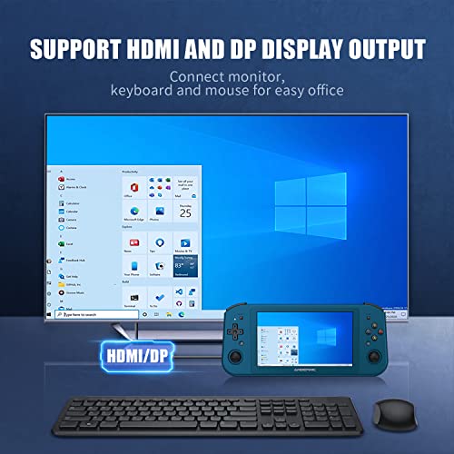 Win600 Handheld Game Console with 30+ Emulators 35K+ Preloaded Games 5.49” IPS Touchscreen WiFi & Bluetooth 8K TV Output Portable Video Game Console for Kids & Adults