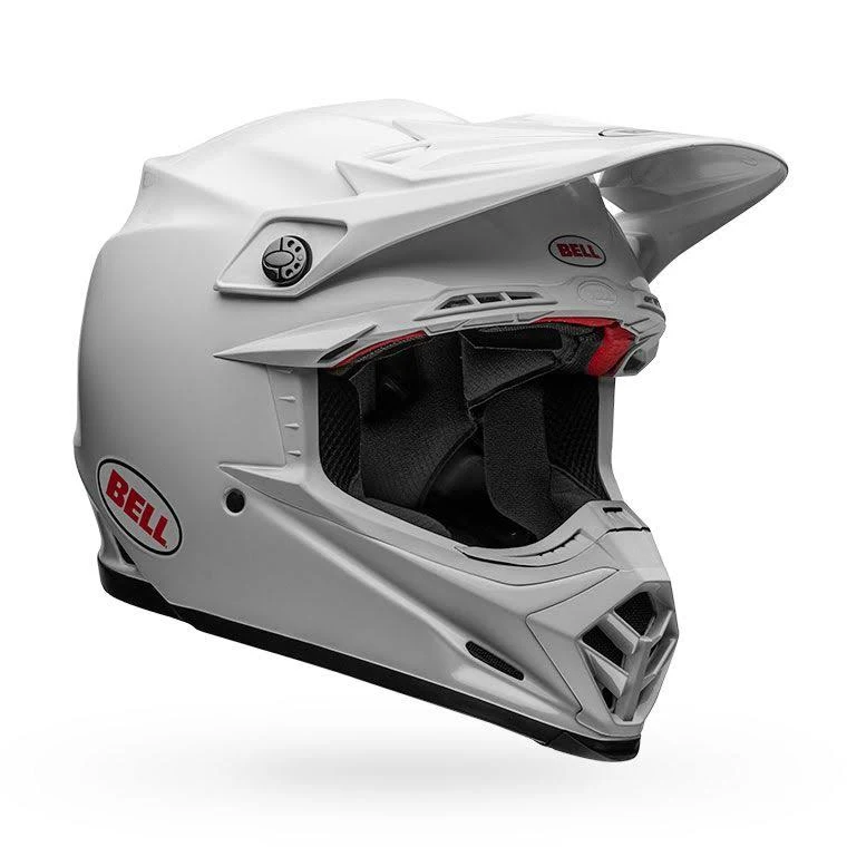 Bell Moto-9 Carbon Flex Helmet Medium Solid White