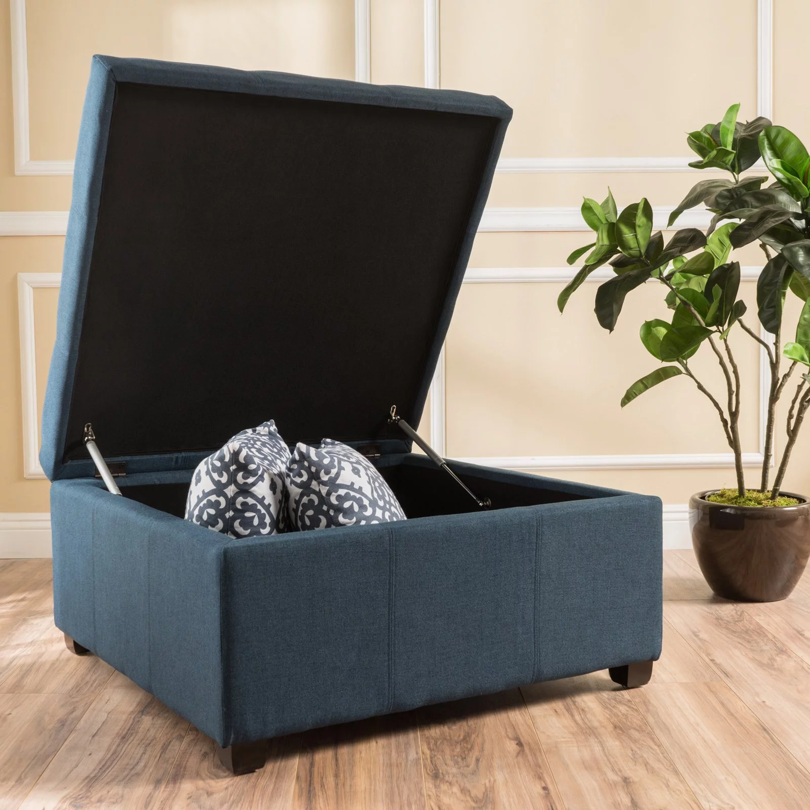 Vance Fabric Storage Ottoman