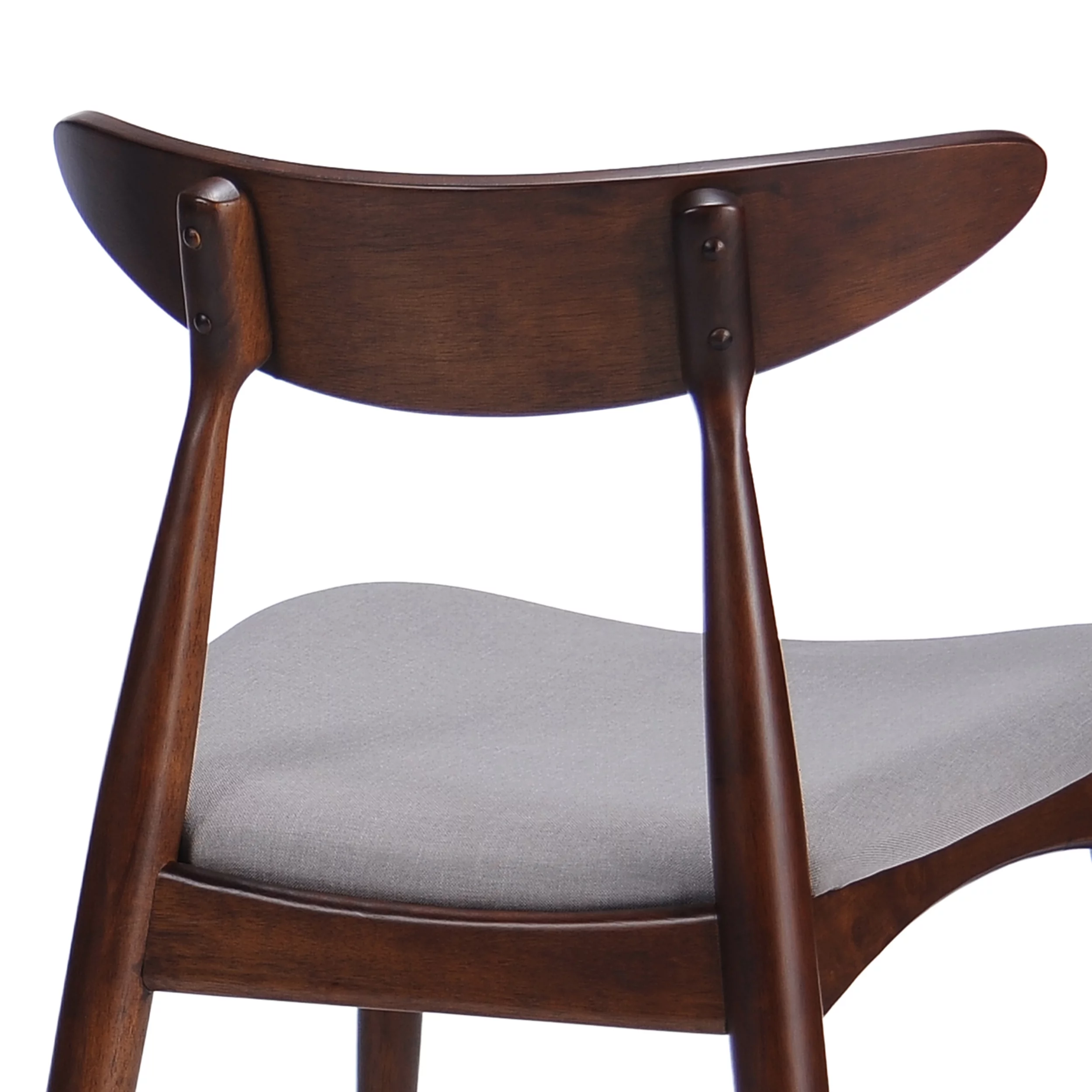 Noble House Branson Walnut Wood 5-Piece Dining Set