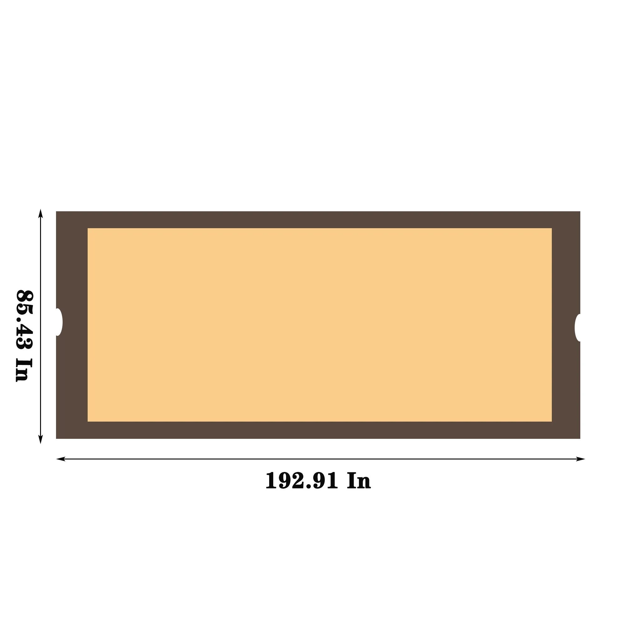CoSoTower Universal Canopy Cover Replacement For 12X9 Ft Curved Outdoor Pergola Structure