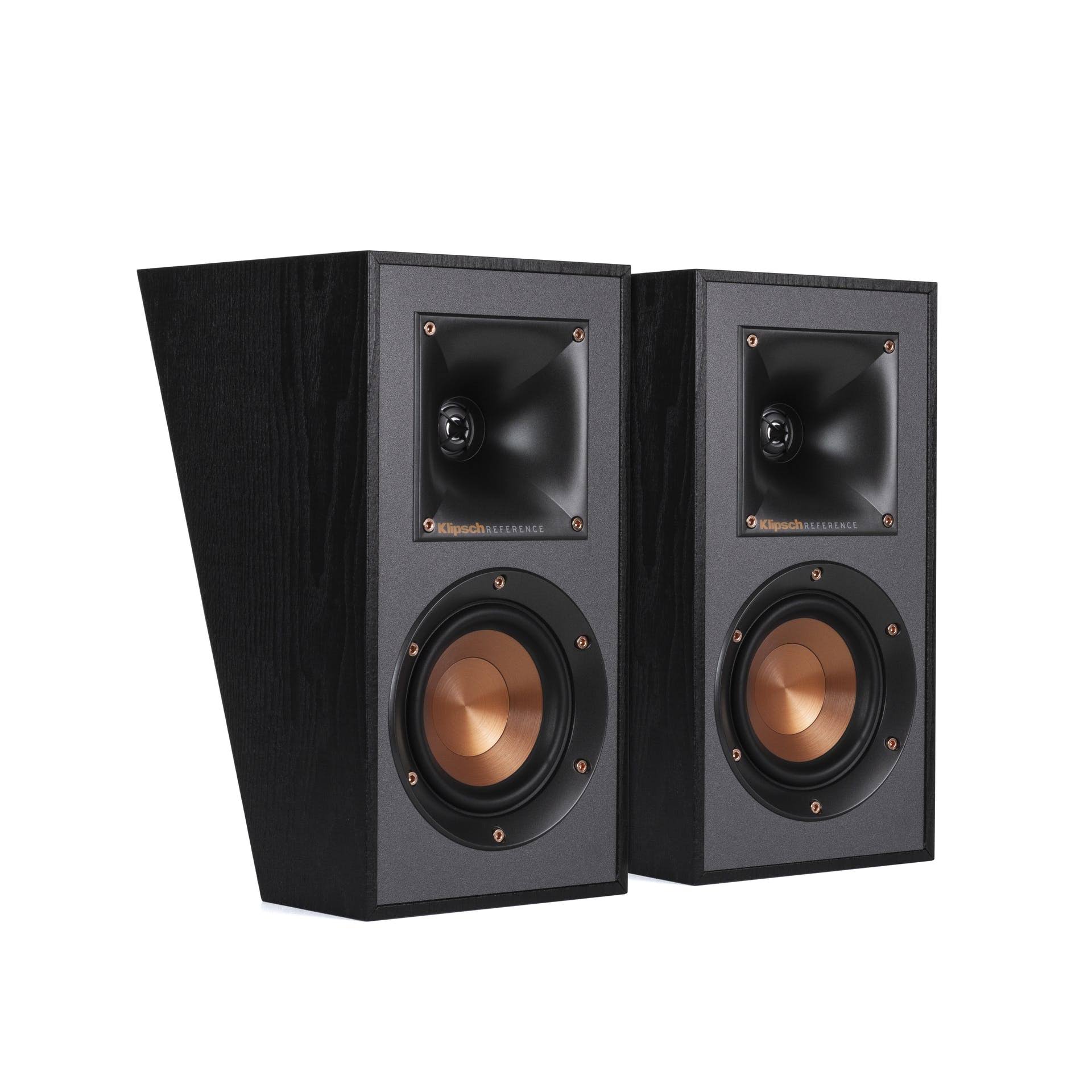 Klipsch - Reference Series 4" 100-Watt Passive 2-Way Height Channel Speakers (Pair) - Black - Megean