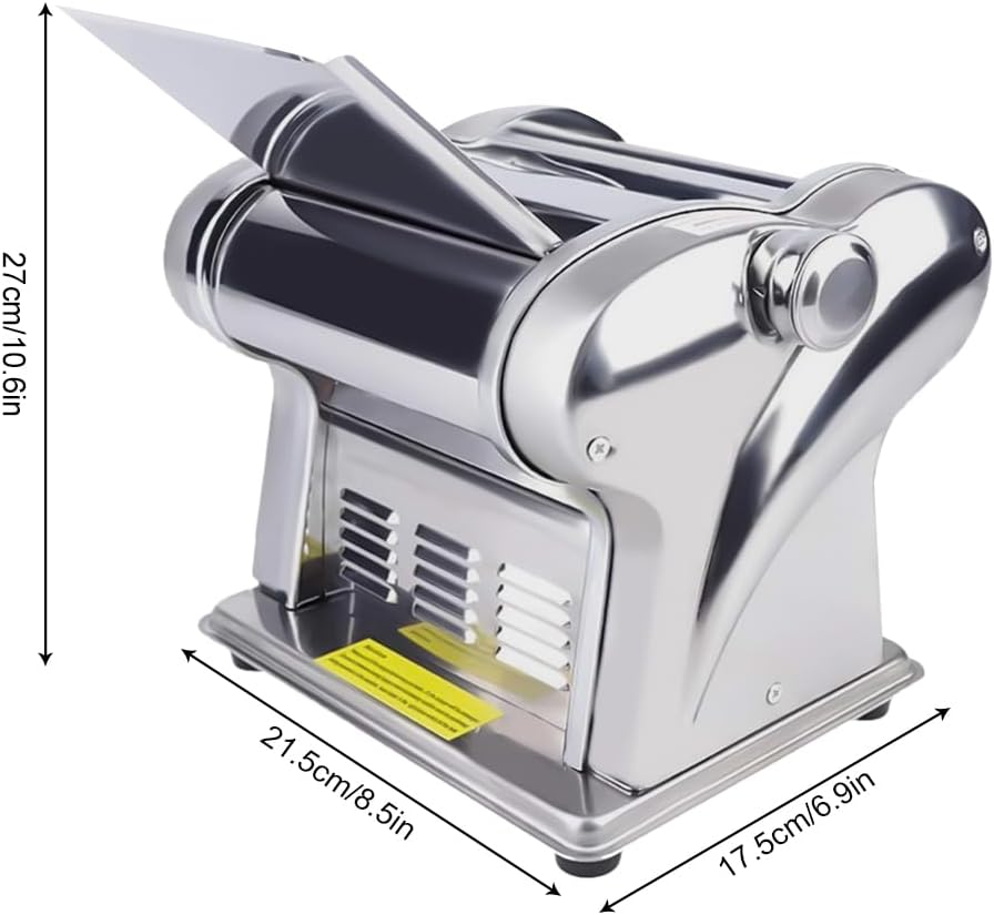 Commercial Electric Dough Roller Sheeter Noodle Pasta Maker Machine Stainless