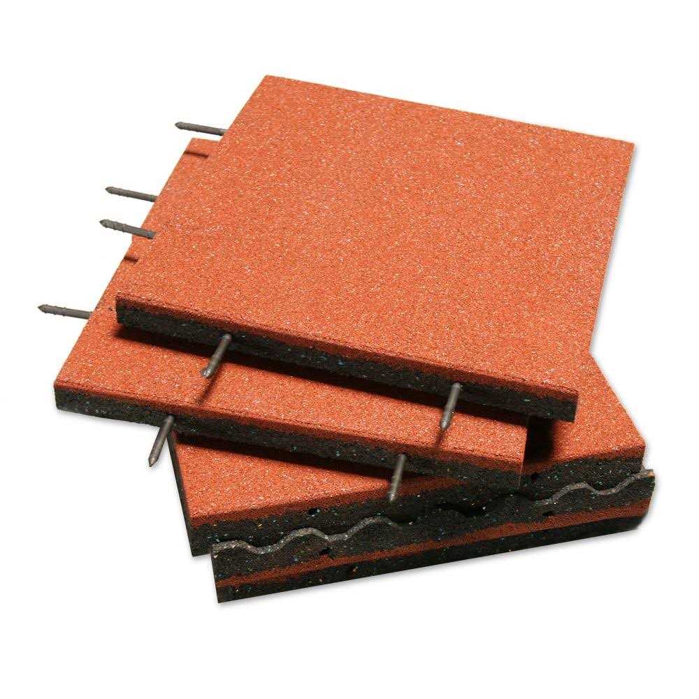 Rubber-Cal Eco-Safety Interlocking Playground Tiles 2.50 x 19.5 x 19.5 Inch - Shop Hardware Tools Online Store