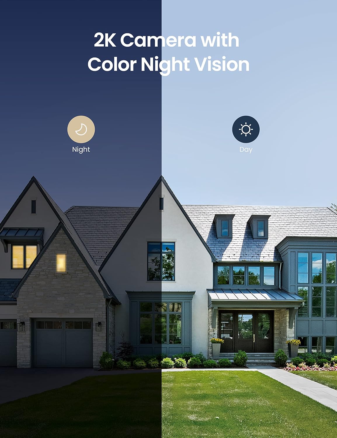 Security Camera System with 1TB HDD, 8CH NVR 4pcs Home Security Camera Outdoor with AI Face Detection,Color Night Vision,IP66 Waterproof,Remote Access