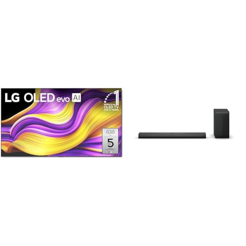LG 55-Inch Class OLED evo AI 4K G5 Series Smart TV w/Dolby Atmos, Dolby Vision, HDR10, AI Super Upscaling 4K, Filmmaker Mode, Wow Orchestra, Alexa Built-in (OLED55G5WUA, 2025)