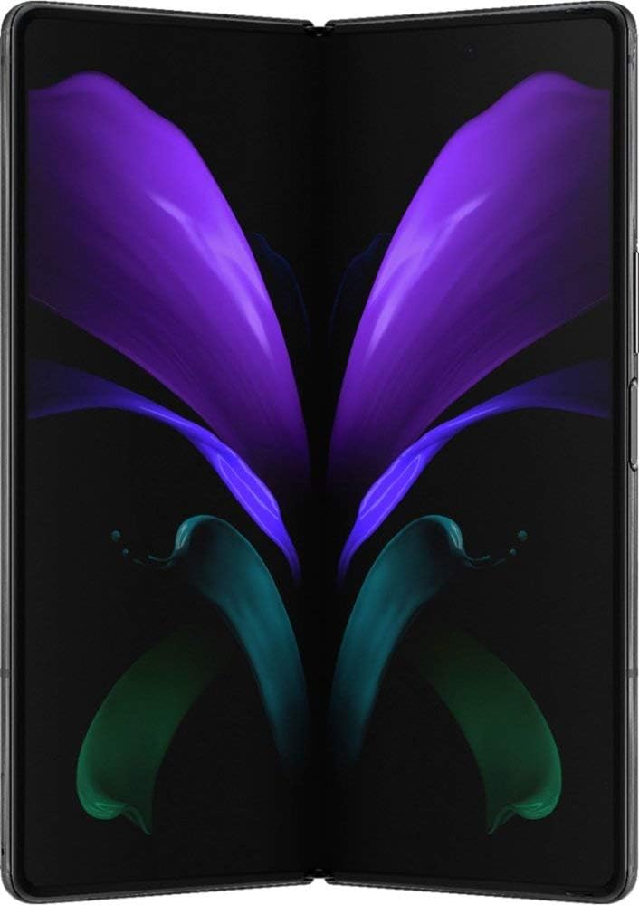 Samsung Galaxy Z Fold2 5G 12GB + 256GB SM-F916B EU/UK Model Dual SIM (Single Physical Sim + Esim) Factory Unlocked International Version GSM - Mystic Black (Ships After 09/18)