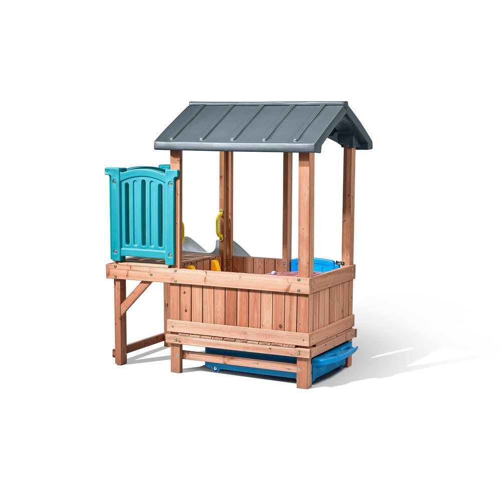 Step2 Woodland Adventure Playhouse u0026 Slide