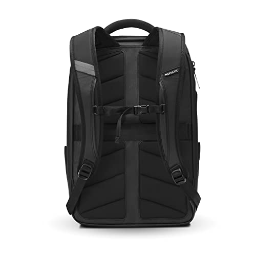 NOMATIC Travel Pack - 20L Water Resistant Laptop Bag - TSA-Ready Expandable Black Backpack