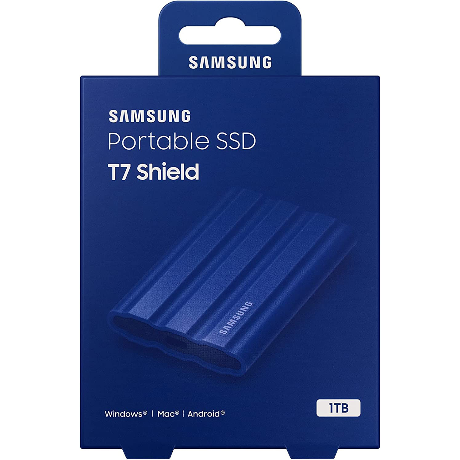 Samsung MU-PE1T0R/AM T7 Shield Portable Solid State Drive 1TB 2022 - Blue (2-Pack)