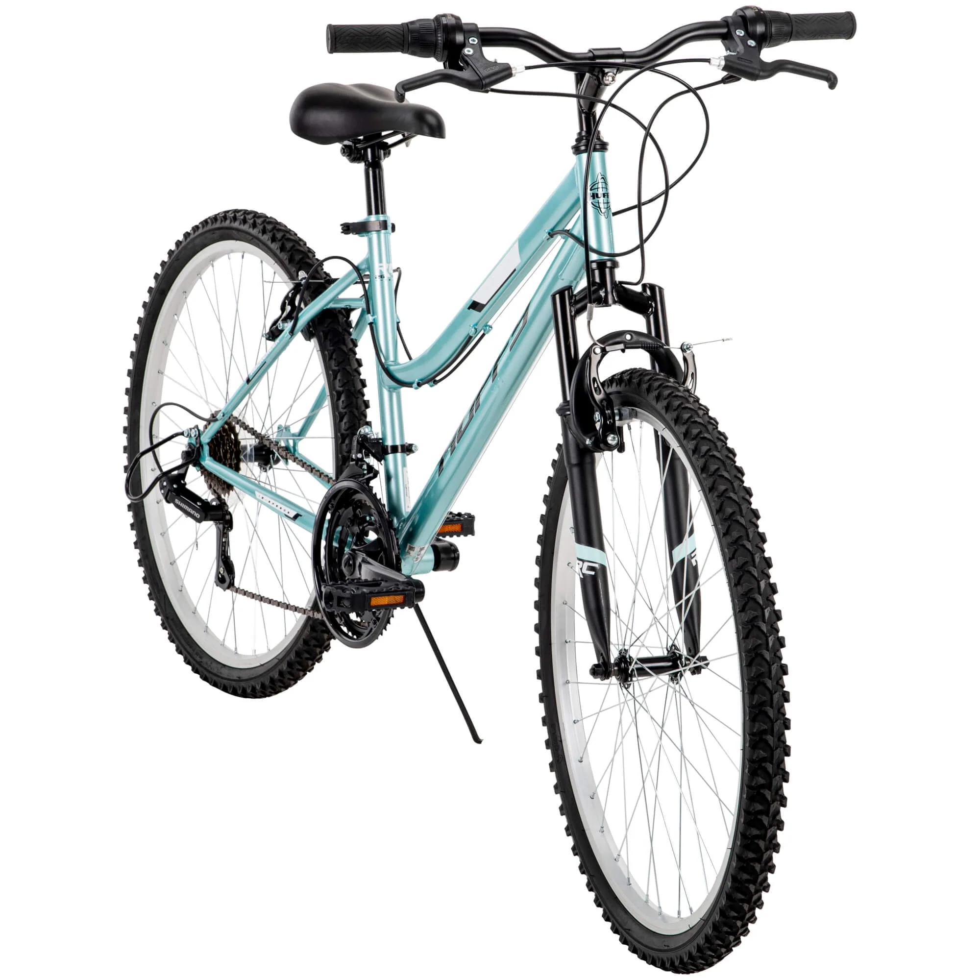 Huffy 26” Rock Creek Women's 18-Speed Mountain Bike, Mint