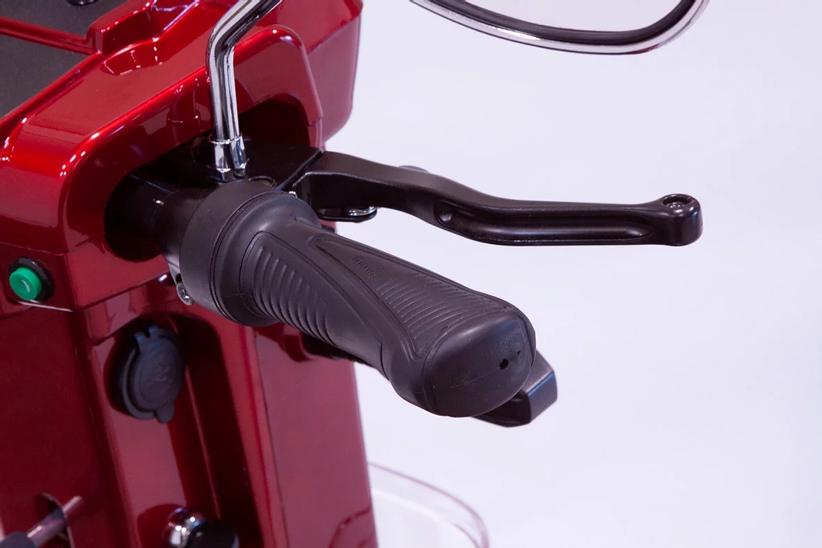 EWheels EW-VINTAGE Vintage 4-Wheel Mobility Scooter Red
