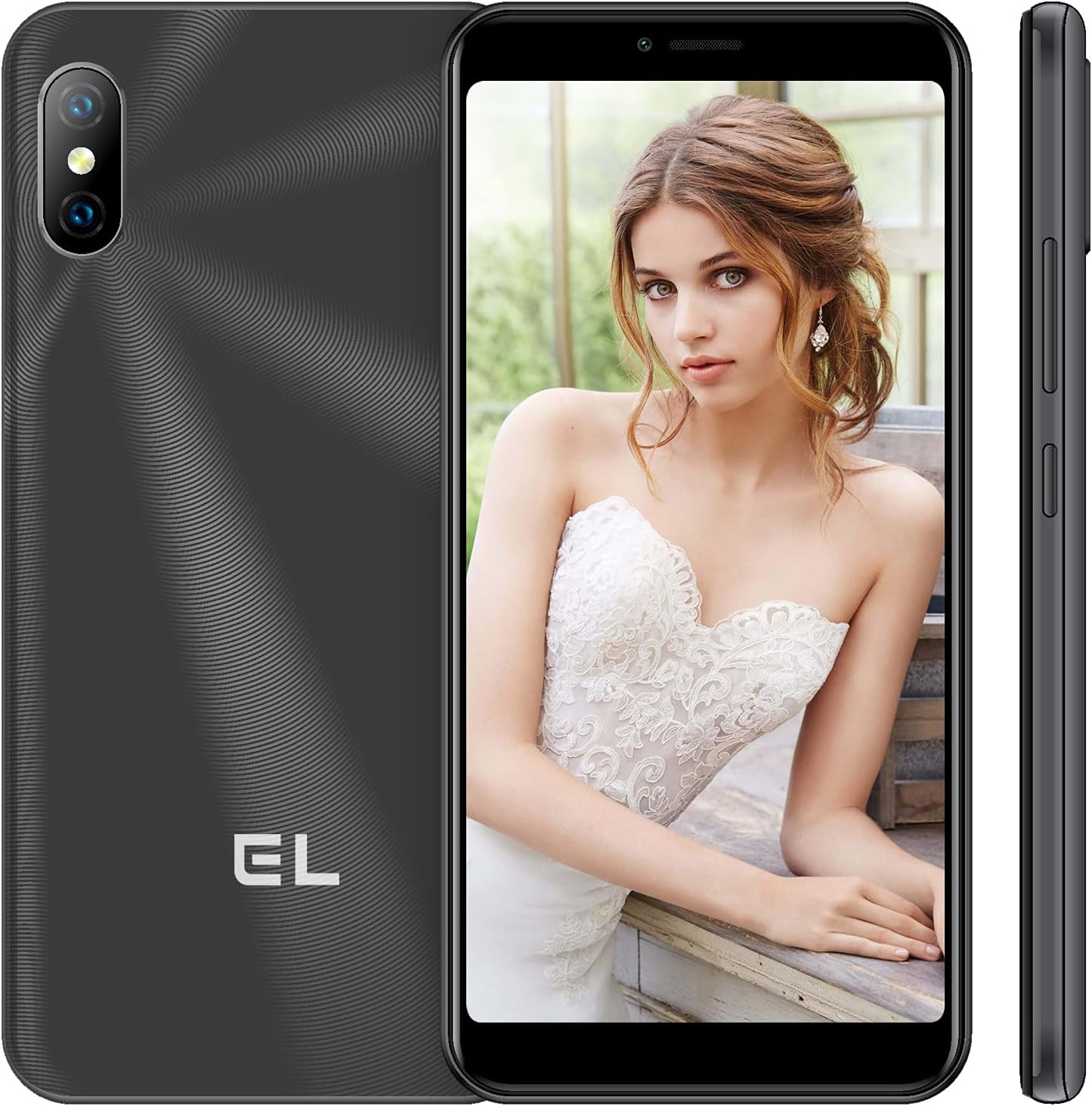 Unlocked Smartphones,KXD EL 6C, 4G Dual sim Unlocked Cell Phones, Android 8.1 5.5" Full-Screen,Face Detection, 2500mAh Battery, US Version-Red