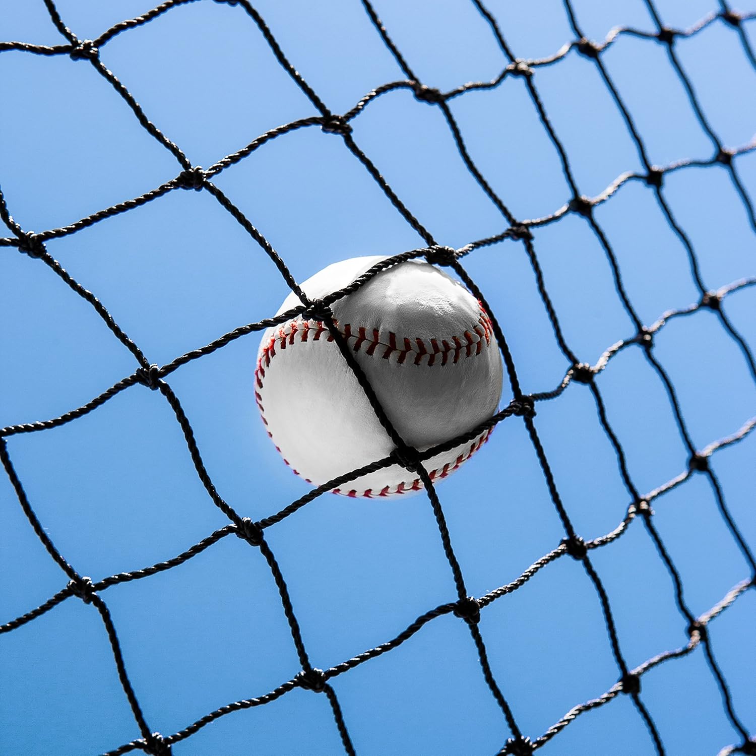 Baseball Batting Cage Nets [12 Sizes] | Professional Fully Enclosed #42 Grade Heavy Duty HDPP Netting | Baseball & Softball Cage Netting | Hitting Cage Net