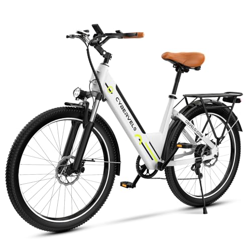 DriftGod 26" Electric Bike for Adults – Powerful 1000W Motor, 48V Removable Battery, 7-Speed, Front Suspension & LCD Display – Commuter and Mountain EBike for Women