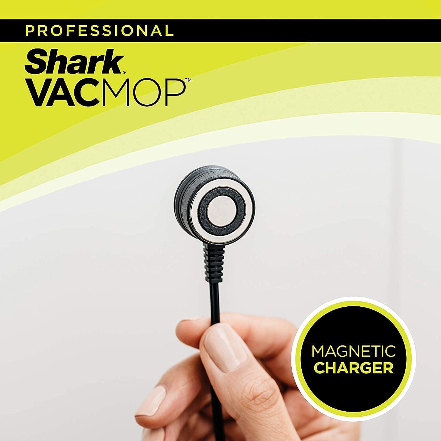 Shark VM252 VACMOP Pro Cordless Hard Floor Vacuum Mop with Disposable Pad, Charcoal Gray (VM252) (Renewed)