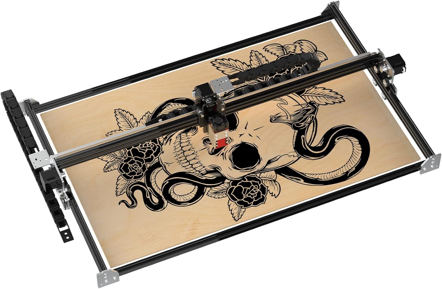 NEJE Master 2 Mini Engraving Machine, CNC Engraver for Plywood, Unfinished Wood，App Control with NEJE Software, 2.5W Output, 110 x 120 mm