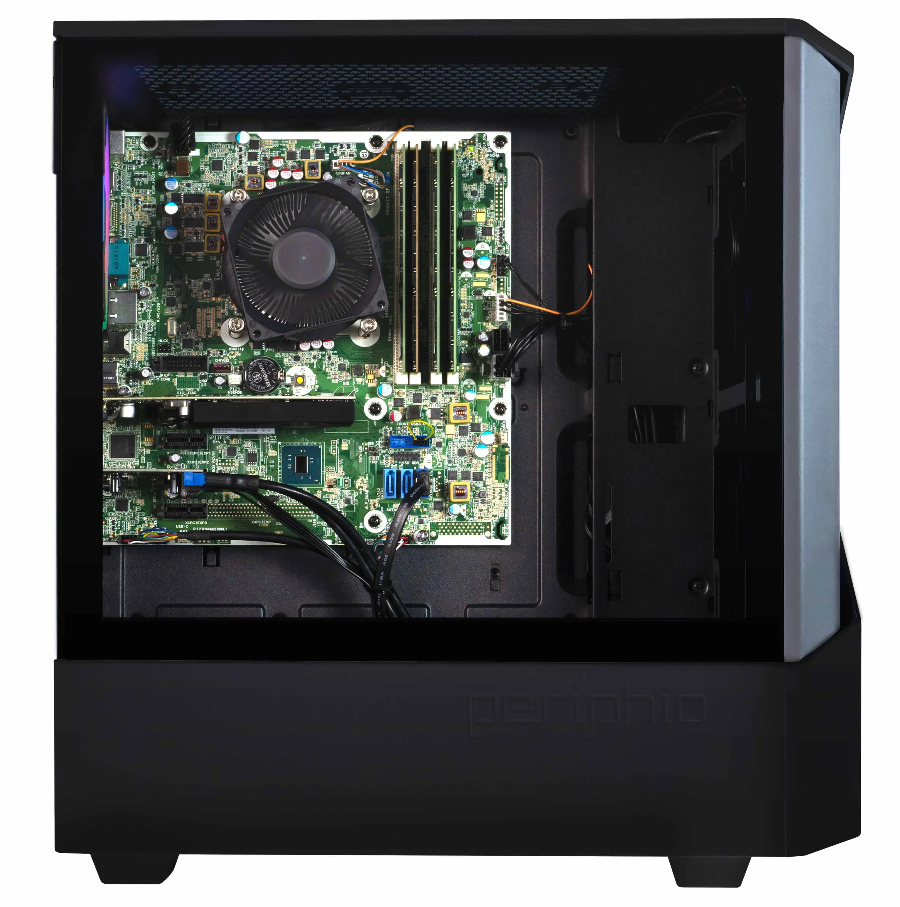 Restored Periphio Ghoul Prebuilt Gaming PC Desktop Computer Tower Intel Quad-Core i5 NVIDIA GeForce GT 1030 Graphics 16GB RAM 120GB SSD + 500GB HDD Windows 10 HDMI Wi-Fi (Refurbished)