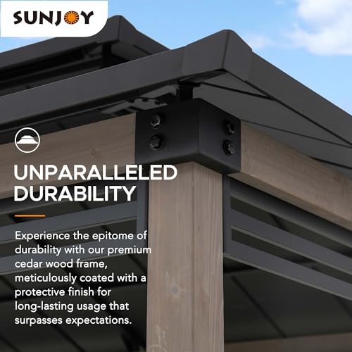 Sunjoy Wooden Grill Gazebo
