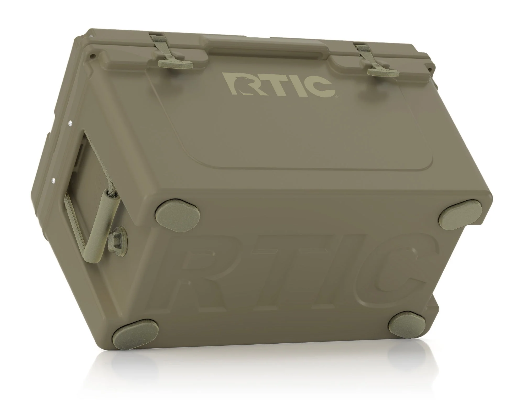 RTIC 45 qt Ultra-Tough Cooler, Insulated Portable Ice Chest for Beach, Drink, Beverage, Camping, Picnic, Fishing, Boat, Barbecue, Olive