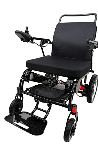 Porto Mobility 2024 Ranger SpacePro Carbon Fiber Lightweight Foldable Next Generation Electric Wheelchair (Carbon, Standard)