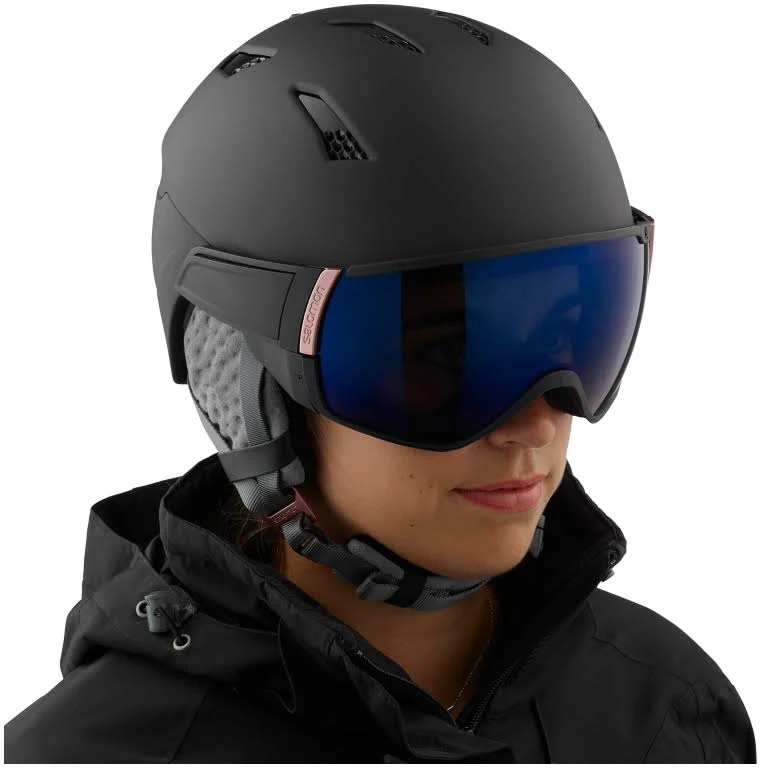 Salomon Mirage S Helmet - Black/Rose Gold