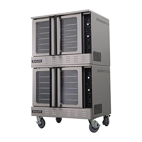 SEAGATE Full-Size Gas and Electric Convection Ovens for Commercial Restaurant Kitchen
