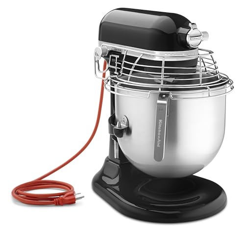 KitchenAid KSM8990CU 8-Quart Commercial Countertop Mixer, 10-Speed, Gear-Driven, Contour Silver